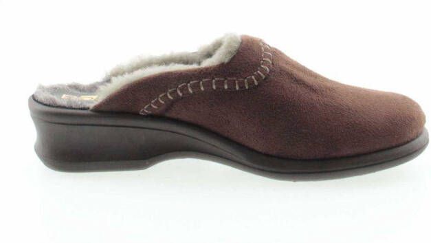 Rohde 2510 Volwassenen Dames pantoffels Kleur: Bruin