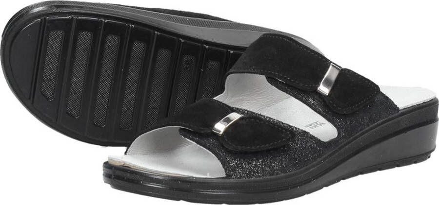 Rohde 5732 Volwassenen Dames slippers Zwart