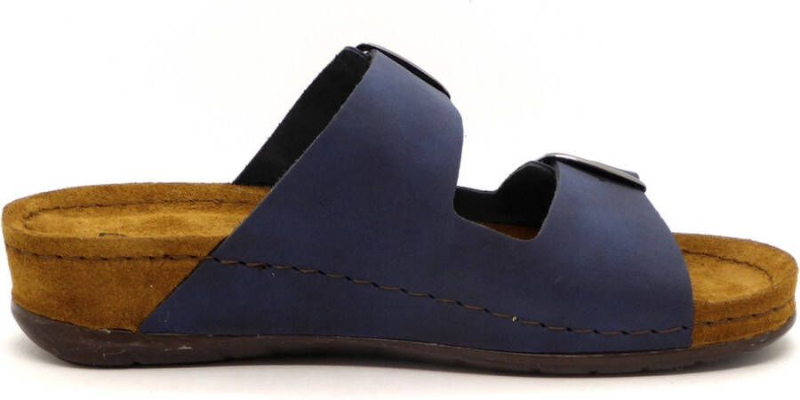 Rohde 5856-56 Dames Slippers Blauw