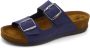 Rohde 5856-56 Dames Slippers Blauw - Thumbnail 12