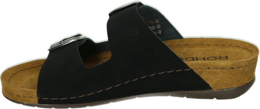 Rohde 5856 Volwassenen slippers Kleur Zwart