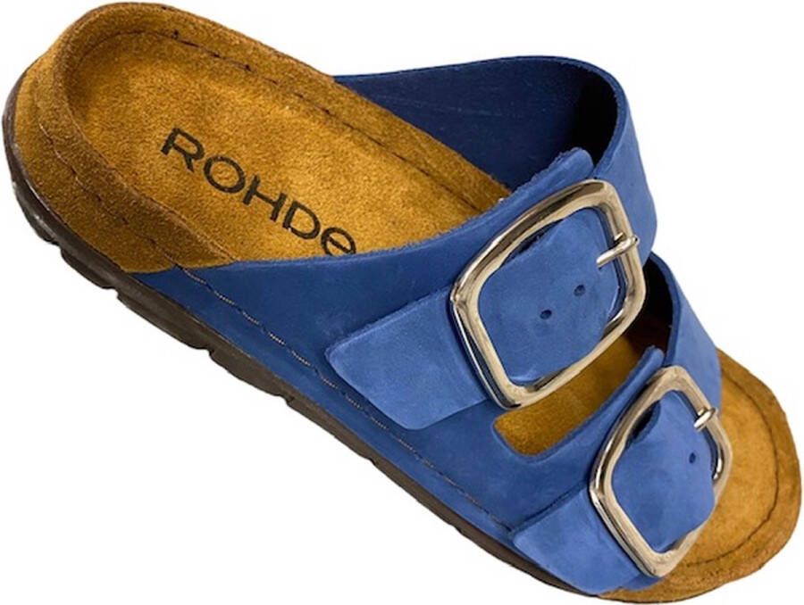 Rohde 5879 Dames slippers Blauw