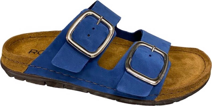 Rohde 5879 Dames slippers Blauw