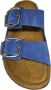 Rohde 5879 54 Petrol-lederen slippers- slippers - Thumbnail 15