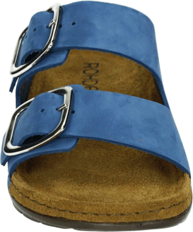 Rohde 5879 Dames slippers Blauw