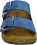 Rohde 5879 54 Petrol-lederen slippers- slippers - Thumbnail 19