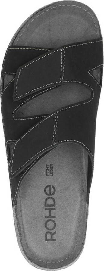 Rohde 5914 Volwassenen Heren slippers Zwart