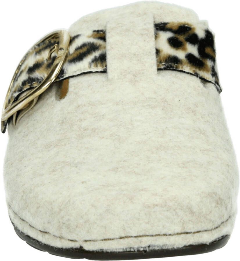 Rohde 6190 Dames pantoffels Wit beige