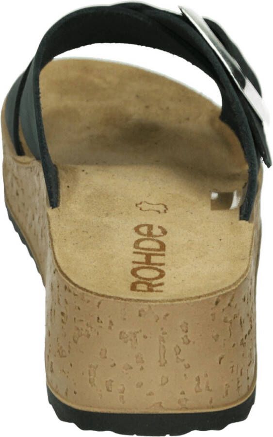 Rohde 6210 Volwassenen Dames slippers Zwart