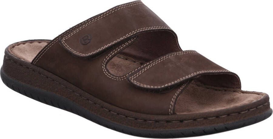 Rohde 6241 Volwassenen Heren slippers Bruin