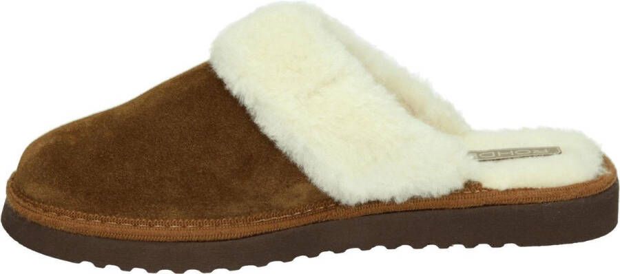 Rohde 6770 Dames pantoffelsPopulaire damesschoenen Pantoffel Cognac