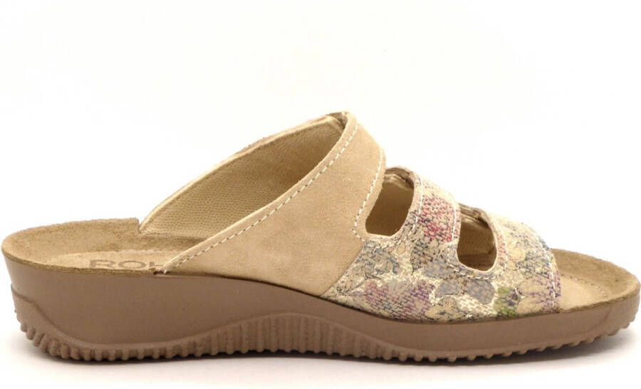 Rohde Dames Slipper 1932-16 Beige Multi