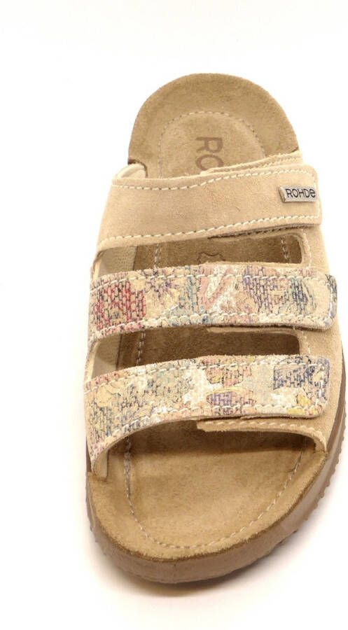 Rohde Dames Slipper 1932-16 Beige Multi