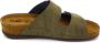 Rohde Dames Slipper 5853-61 Olijfgroen - Thumbnail 4