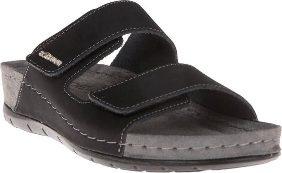 Rohde Dames Slipper 5853-90 Zwart