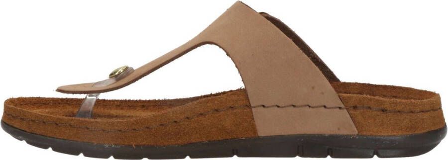 Rohde Dames Slipper 5860-14 Naturel