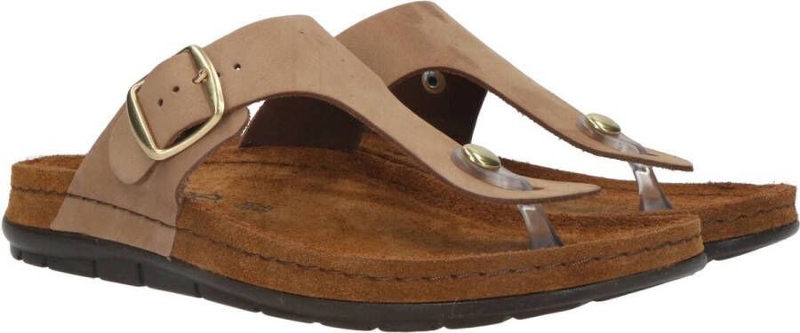 Rohde Dames Slipper 5860-14 Naturel