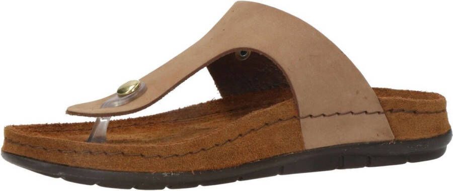 Rohde Dames Slipper 5860-14 Naturel