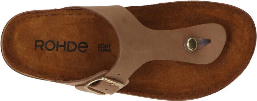 Rohde Dames Slipper 5860-14 Naturel