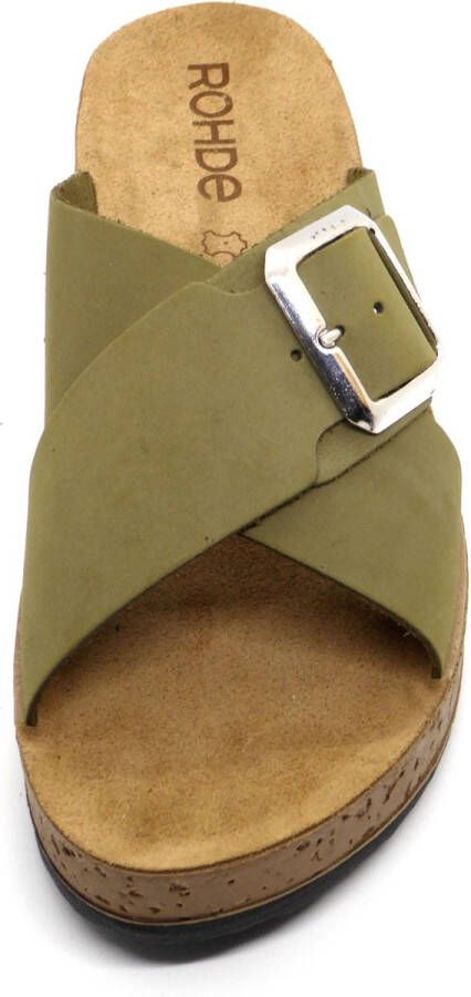 Rohde Dames Slipper 6210-62 Kaki