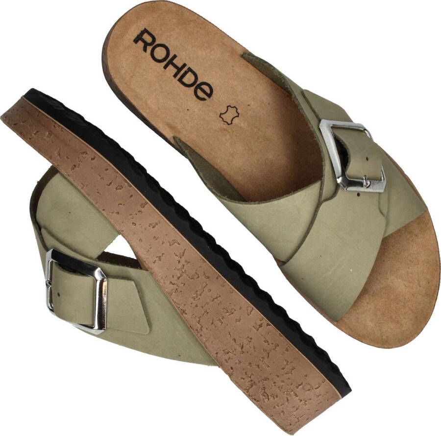 Rohde Dames Slipper 6210-62 Kaki