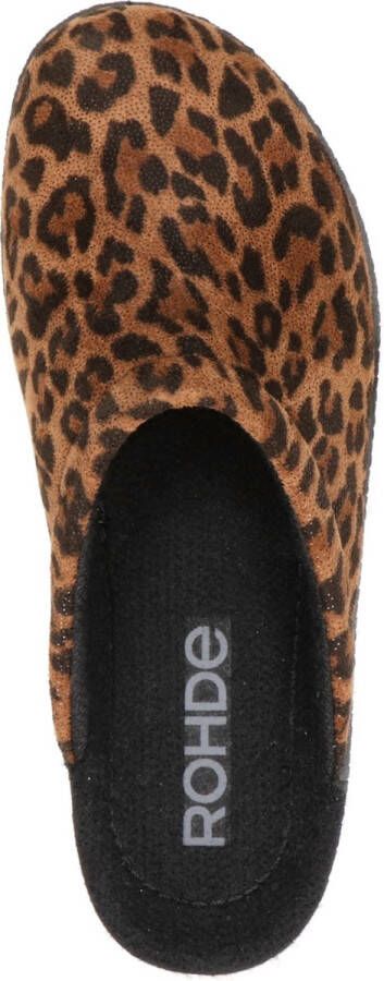 Rohde Neustadt-D dames pantoffels Leopard