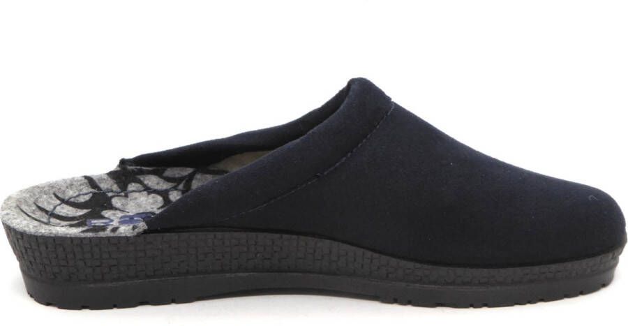 Rohde Pantoffels blauw Suede Dames