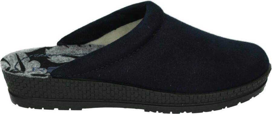 Rohde Pantoffels blauw Suede Dames