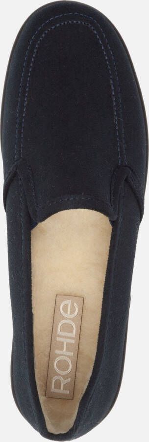 Rohde Pantoffels blauw Textiel