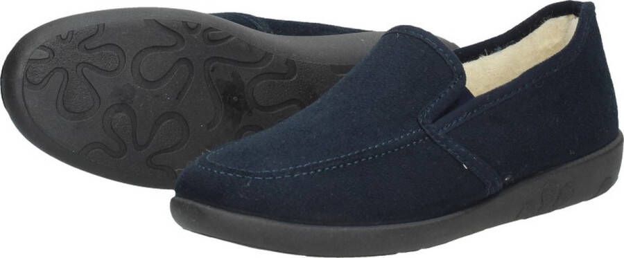 Rohde Pantoffels blauw Textiel