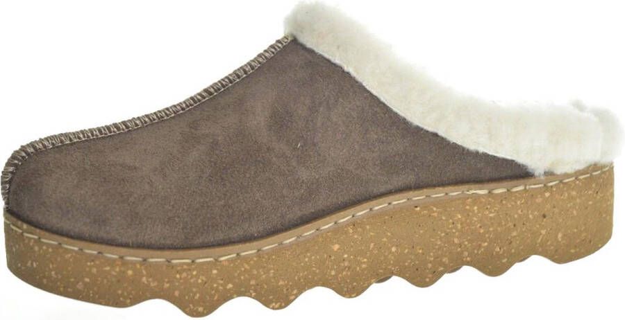 Rohde Pantoffels bruin Synthetisch Dames