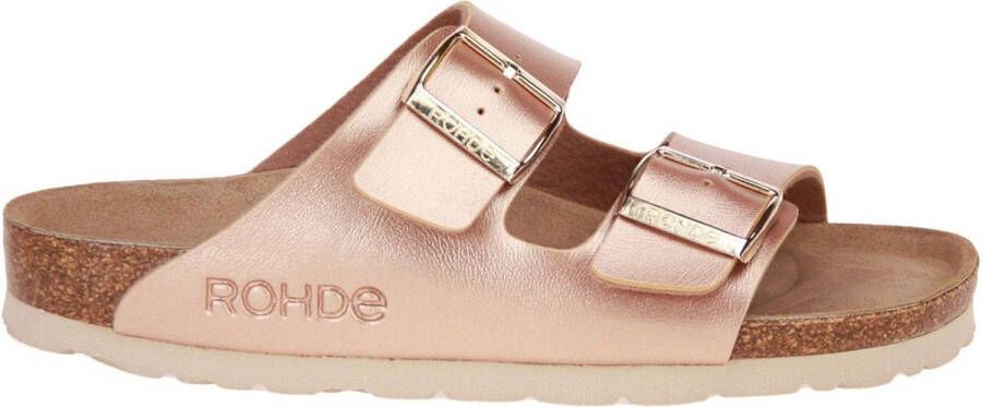 Rohde Roze Metallic Slipper