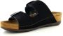 Rohde Slipper 5856 Zwart Nubuck Zacht Voetbed - Thumbnail 2