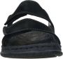 Rohde Slipper Heren Leder Zwart Klittenband 6241 - Thumbnail 6