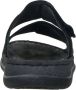 Rohde Slipper Heren Leder Zwart Klittenband 6241 - Thumbnail 10