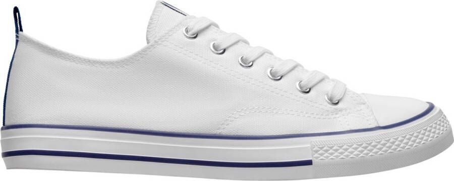 Roly Witte canvas sneaker met model Byles