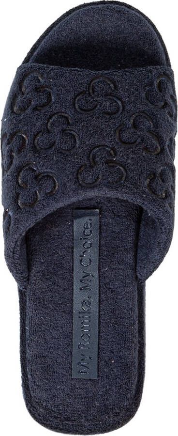 Romika Terry Plateau Slide Women BLAUW