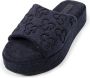 Romika Terry Plateau Slide Women BLAUW - Thumbnail 5