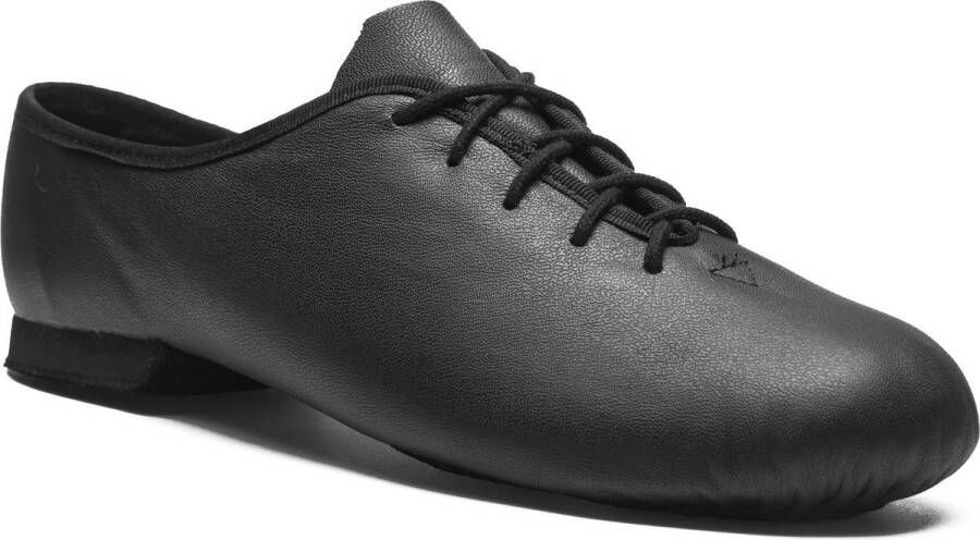 Rumpf 1270 Basi Dansschoenen Dames Jazzschoenen Zwart Leer Suède Splitzool Salsa Latin Trainingsschoen