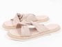 Sacha Dames Beige suède slippers - Thumbnail 5