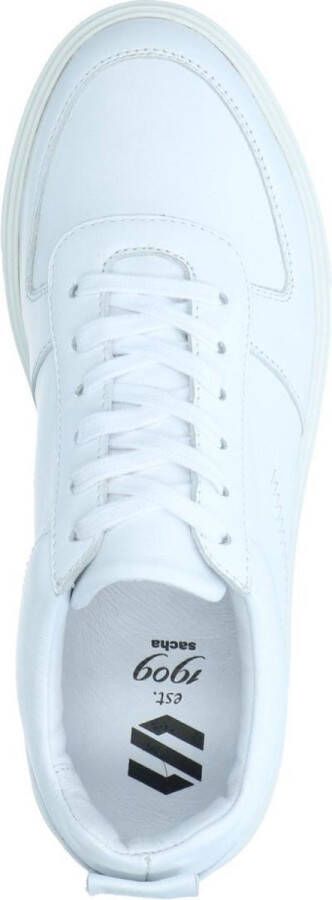 Sacha Dames Witte sneakers met plateauzool - Foto 8