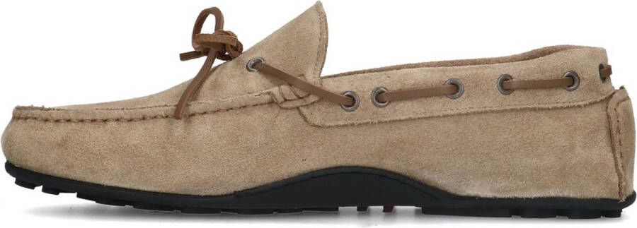 Sacha Heren Beige su�de mocassin loafers met touw detai - Foto 7