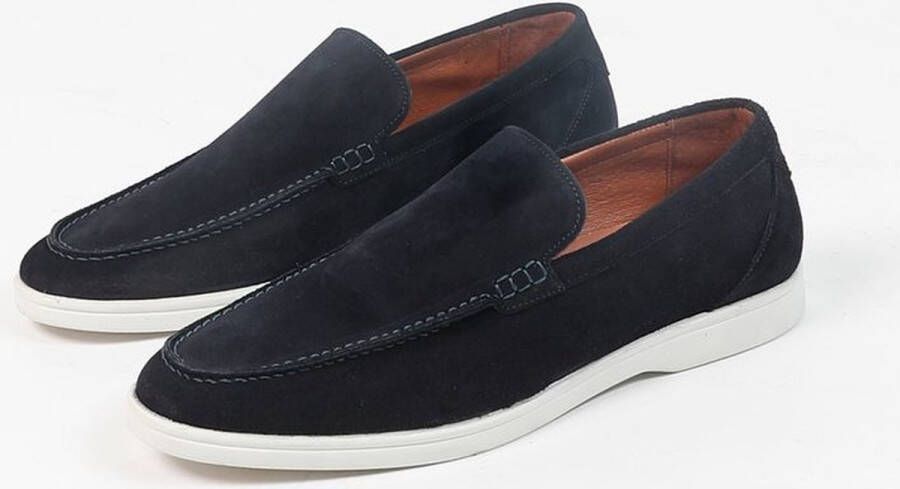 Donkerblauwe loafers online heren