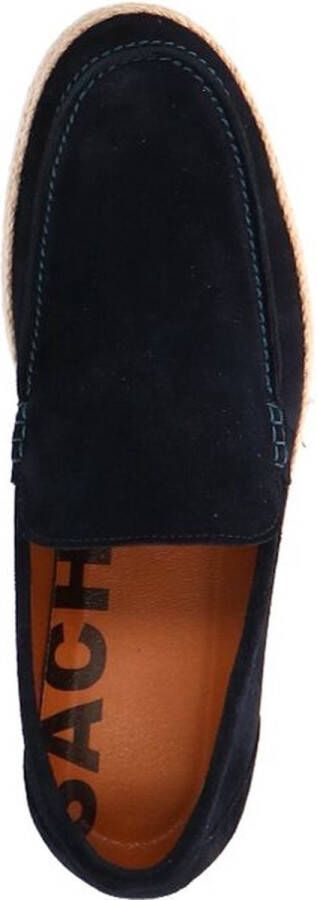 Sacha Heren Donkerblauwe suède loafers