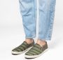 Sacha Heren Khaki canvas loafers met strepen - Thumbnail 4