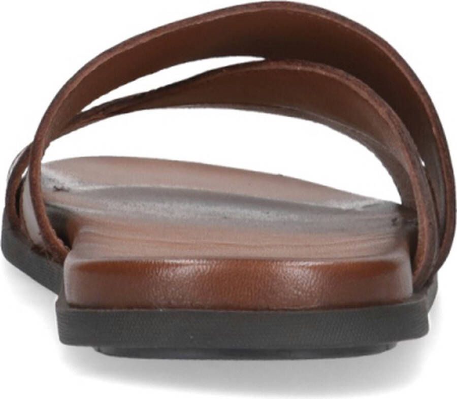 Sacha Heren Leren cognac sandalen - Foto 4