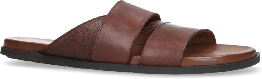 Sacha Heren Leren cognac sandalen - Foto 6