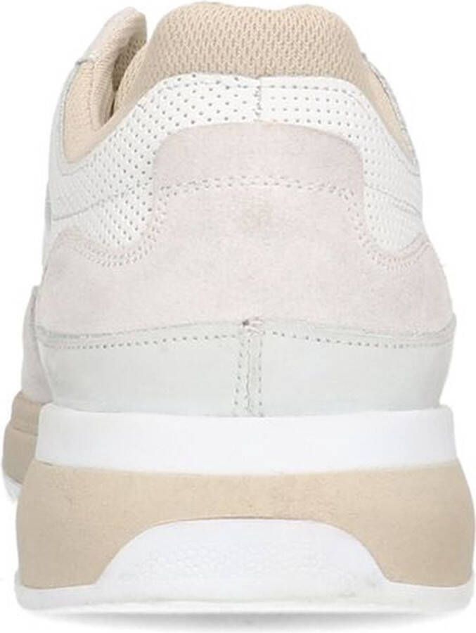 Sacha Heren Witte leren sneakers