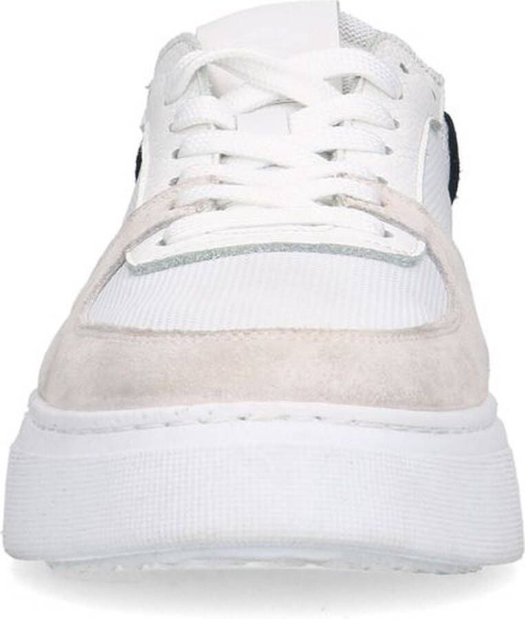 Sacha leren sneakers wit beige blauw - Foto 5