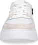 Sacha leren sneakers wit beige blauw - Thumbnail 5